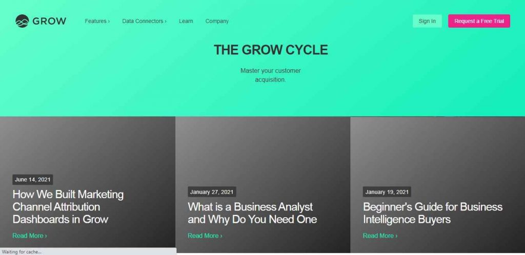 Grow Blog screenshot