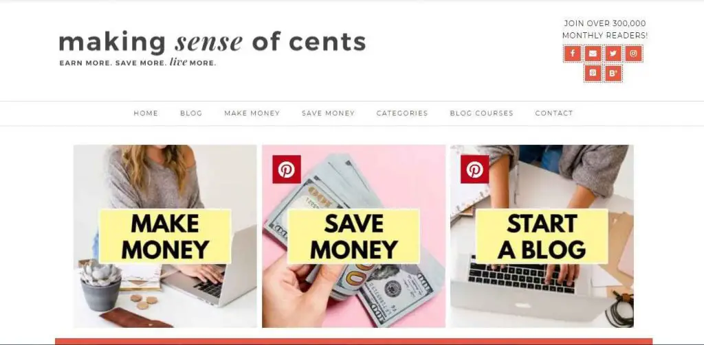 Making Sense Of Cents Blog screenshot
