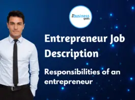 Entrepreneur Job Description.